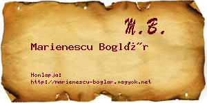Marienescu Boglár névjegykártya